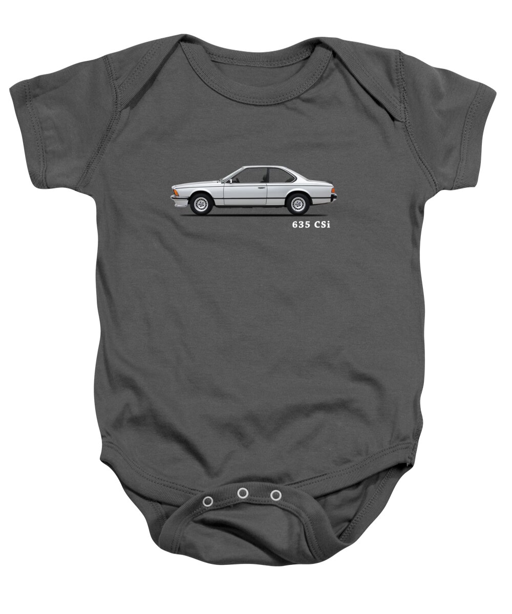 Bmw 635 Baby Onesie featuring the photograph The 635 CSi by Mark Rogan