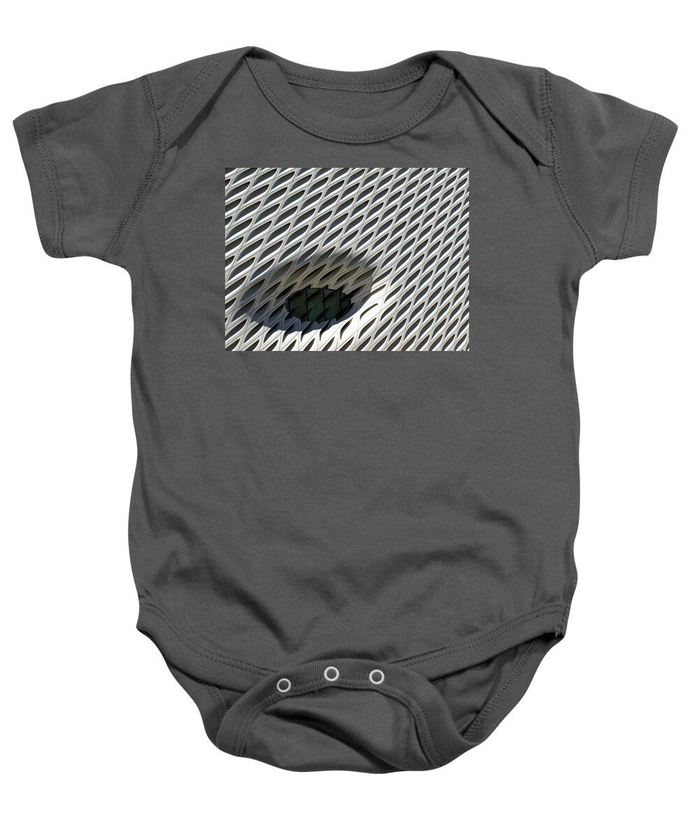 The Broad Baby Onesie featuring the photograph The Broad by Mary Capriole