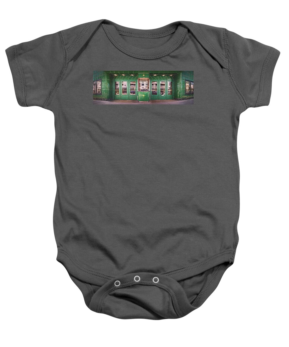 Architecture Baby Onesie featuring the photograph The Downer Theater 2016 by Scott Norris