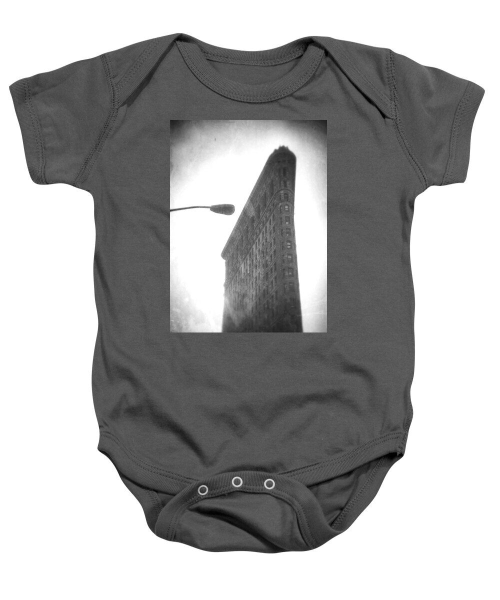B&w Gallery Baby Onesie featuring the photograph The Old Neighbourhood by Steven Huszar