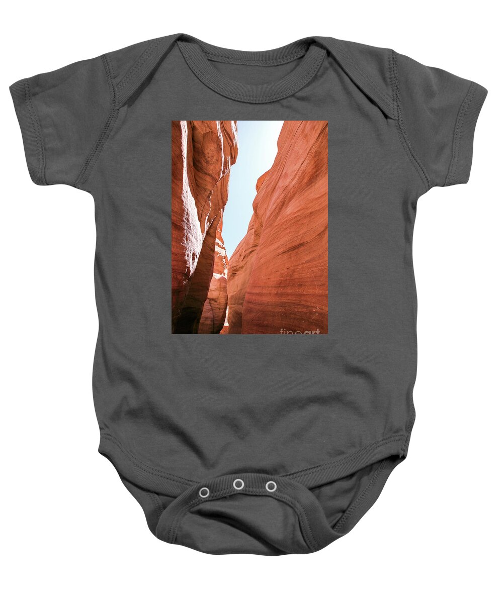 Landscapes Baby Onesie featuring the photograph The Red Canyon near Eilat, Israel 1 by Fabian Koldorff