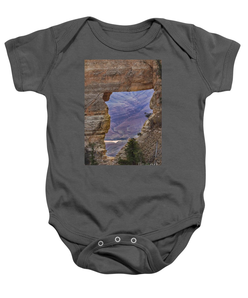 Arizona Baby Onesie featuring the photograph The View Through The Angels' Window by Robert Bales