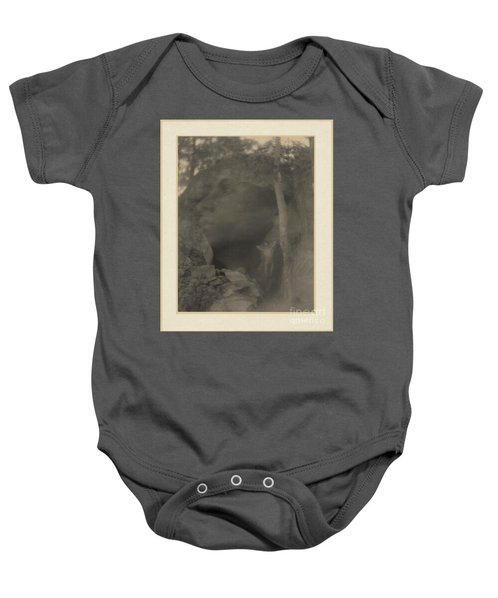 Erotica Baby Onesie featuring the photograph The Vision In Orpheus, F. Holland Day by Science Source