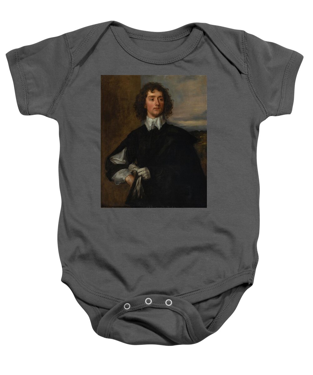 Attributed To Thomas Gainsborough Baby Onesie featuring the painting Thomas Hanmer by Thomas Gainsborough