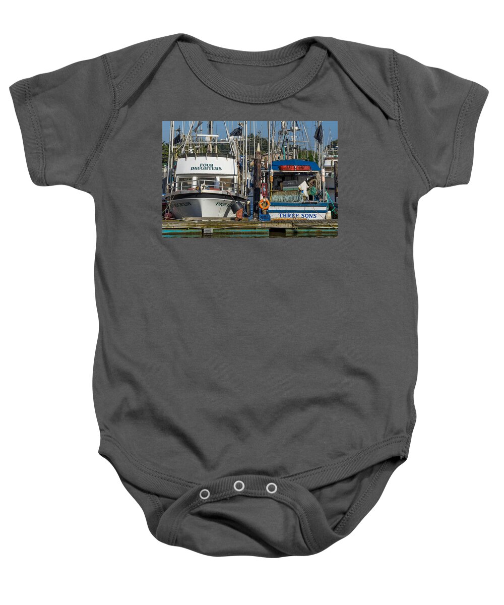 Boats Baby Onesie featuring the photograph Three Sons - Four Daughters by Derek Dean