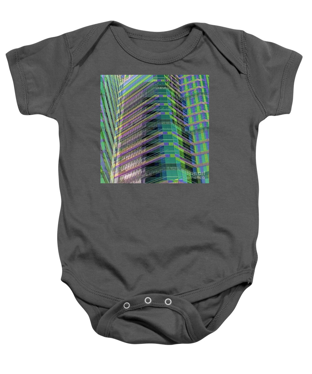 1000 Views Baby Onesie featuring the photograph Abstract Angles by Jenny Revitz Soper