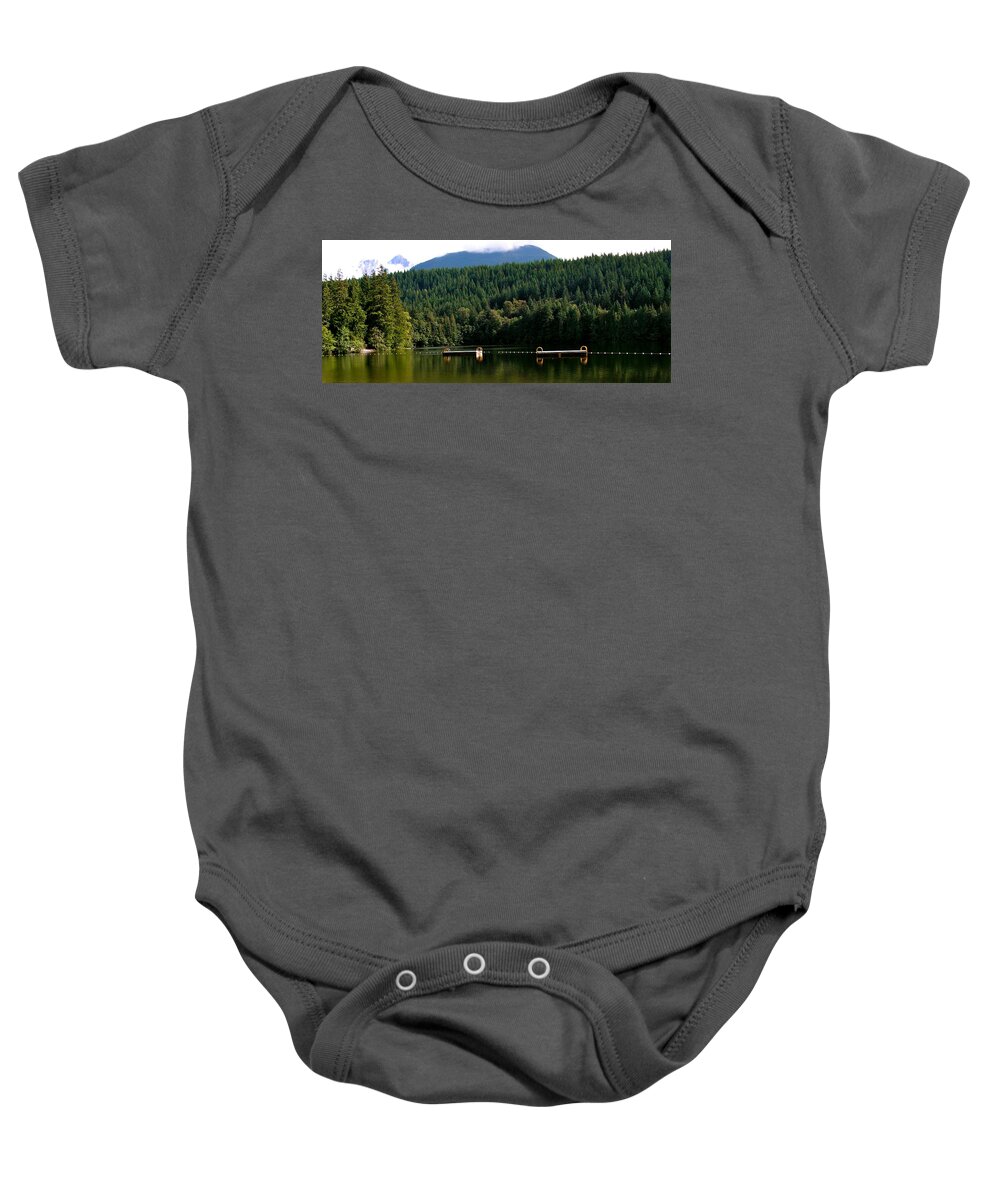Lake Baby Onesie featuring the photograph Tranquil Alice Lake by Caroline Reyes-Loughrey
