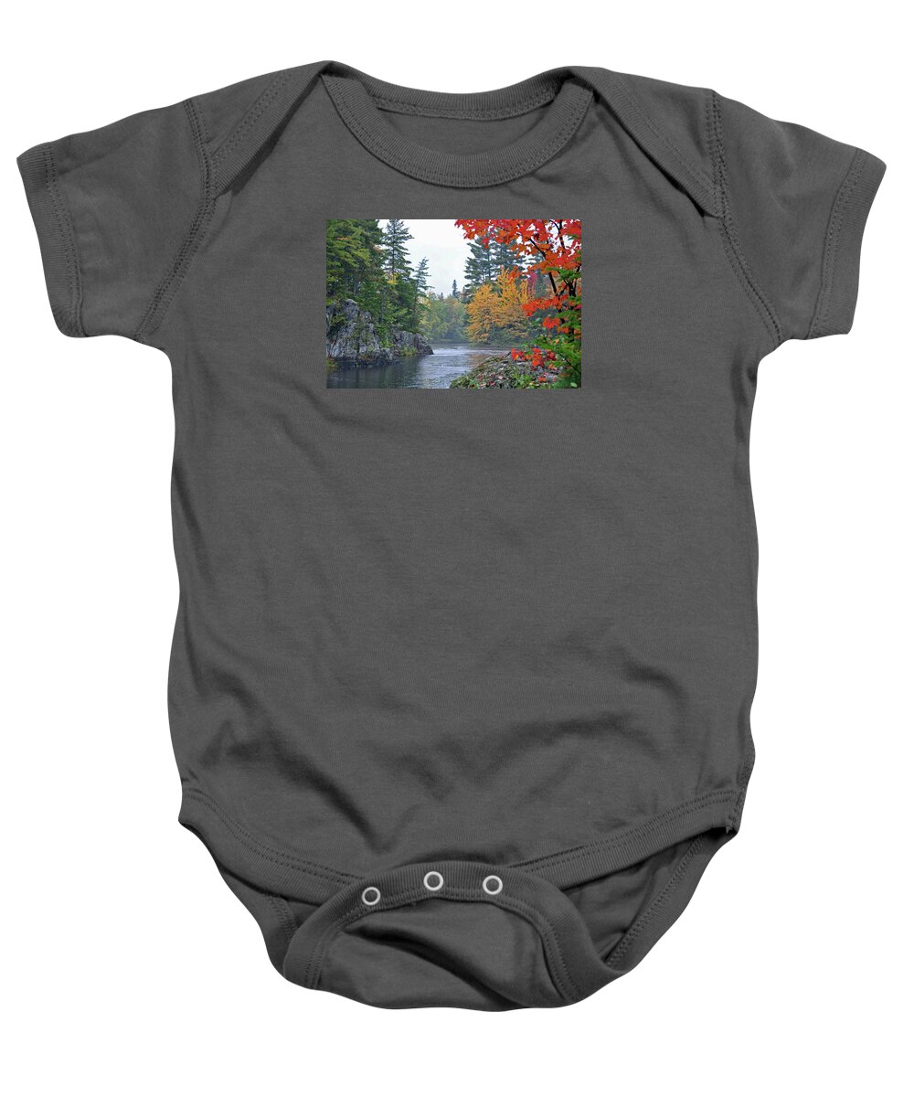 Fall Baby Onesie featuring the photograph Autumn Tranquility by Glenn Gordon