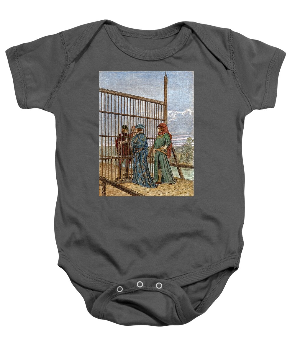 1475 Baby Onesie featuring the drawing Treaty Of Picquigny by Granger