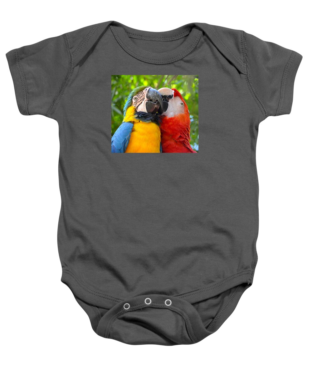 Florida Baby Onesie featuring the photograph Tropical Kisses by Richard Bryce and Family