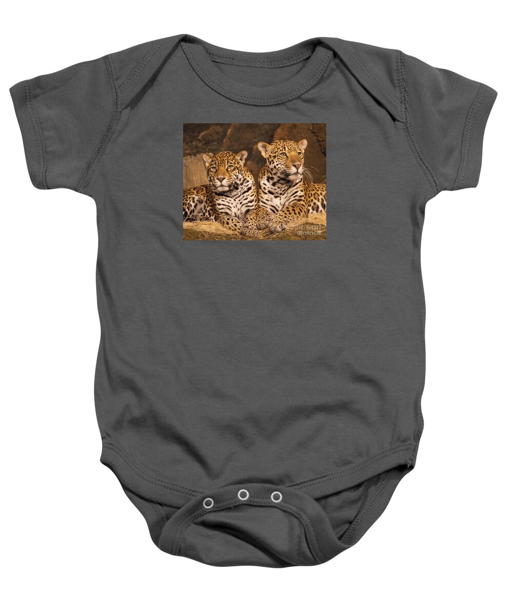Twins Baby Onesie featuring the photograph Twins by Timothy Johnson