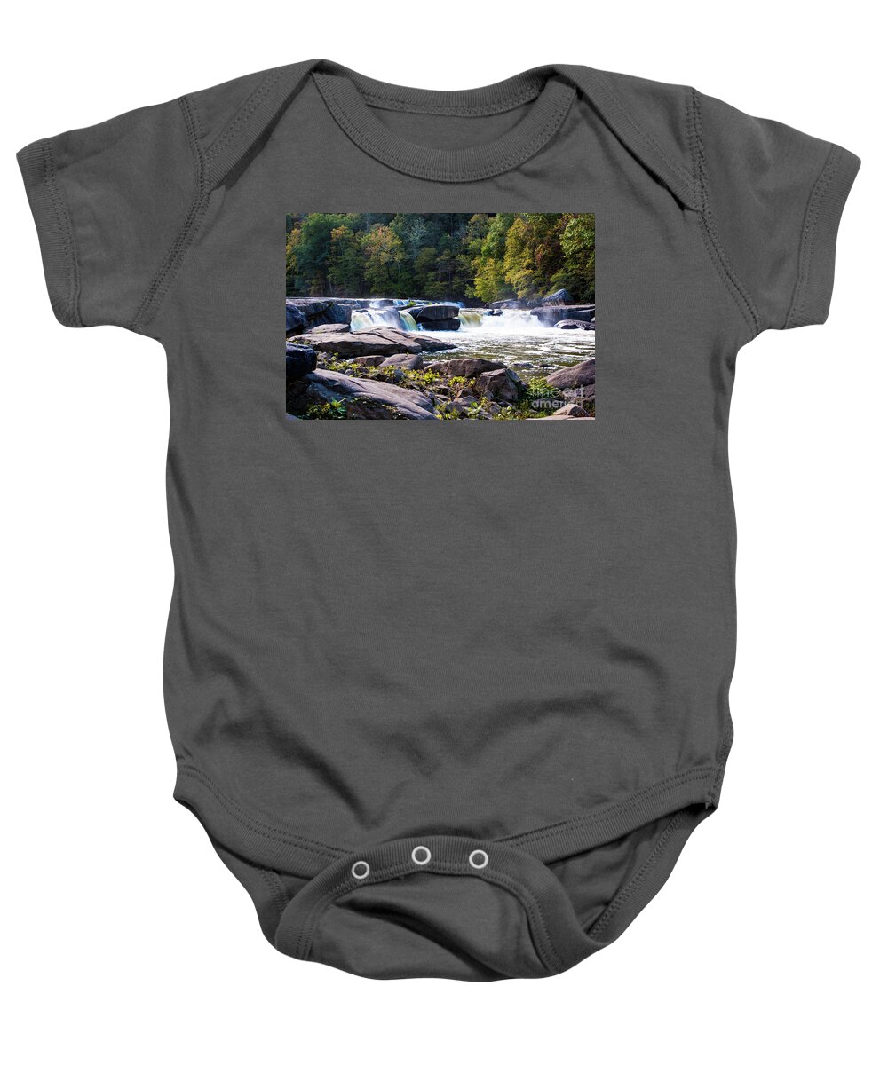 Valley Falls Baby Onesie featuring the photograph Valley Falls State Park #1 by Kevin Gladwell