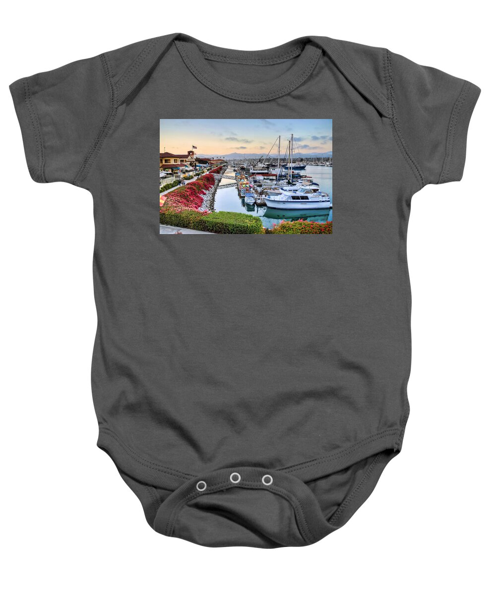 Ventura Baby Onesie featuring the photograph Ventura Harbor 02 by Wendell Ward