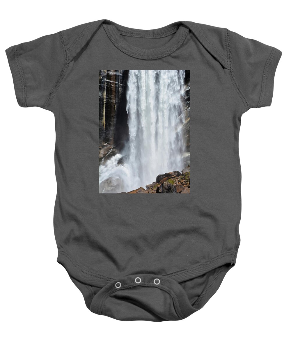 Yosemite National Park Baby Onesie featuring the photograph Vernal Fall Portrait by Kyle Hanson