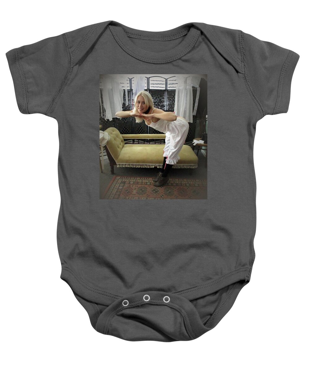 Victorian Baby Onesie featuring the photograph Victorian Girl by Asa Jones