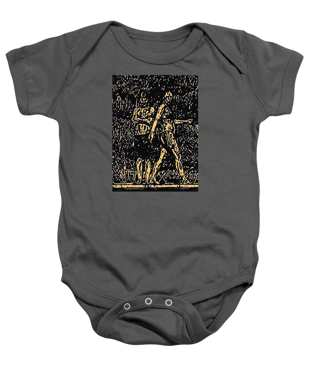  Baby Onesie featuring the painting Video Still 6 by Steve Fields
