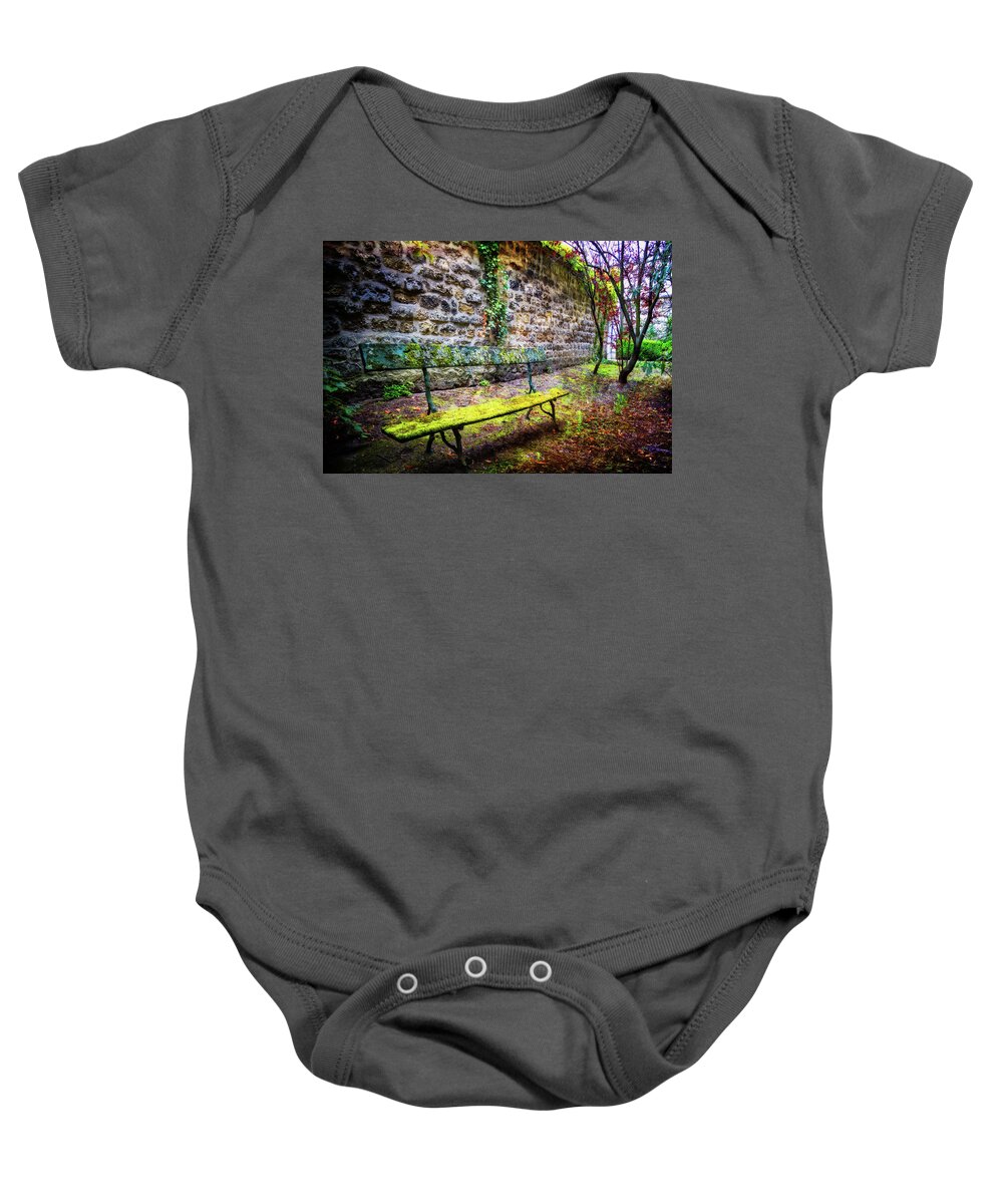 French Baby Onesie featuring the photograph Waiting by Debra and Dave Vanderlaan