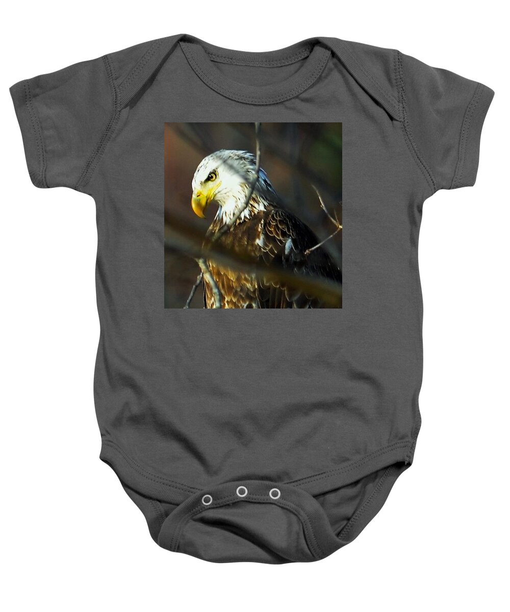  Baby Onesie featuring the photograph Watchful Eye by Chuck Brown