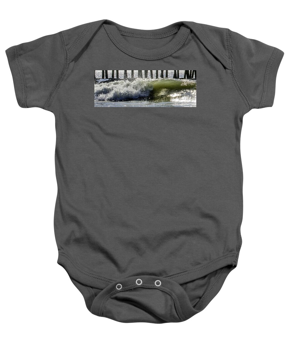 Beach Baby Onesie featuring the photograph Wave#7 by WAZgriffin Digital