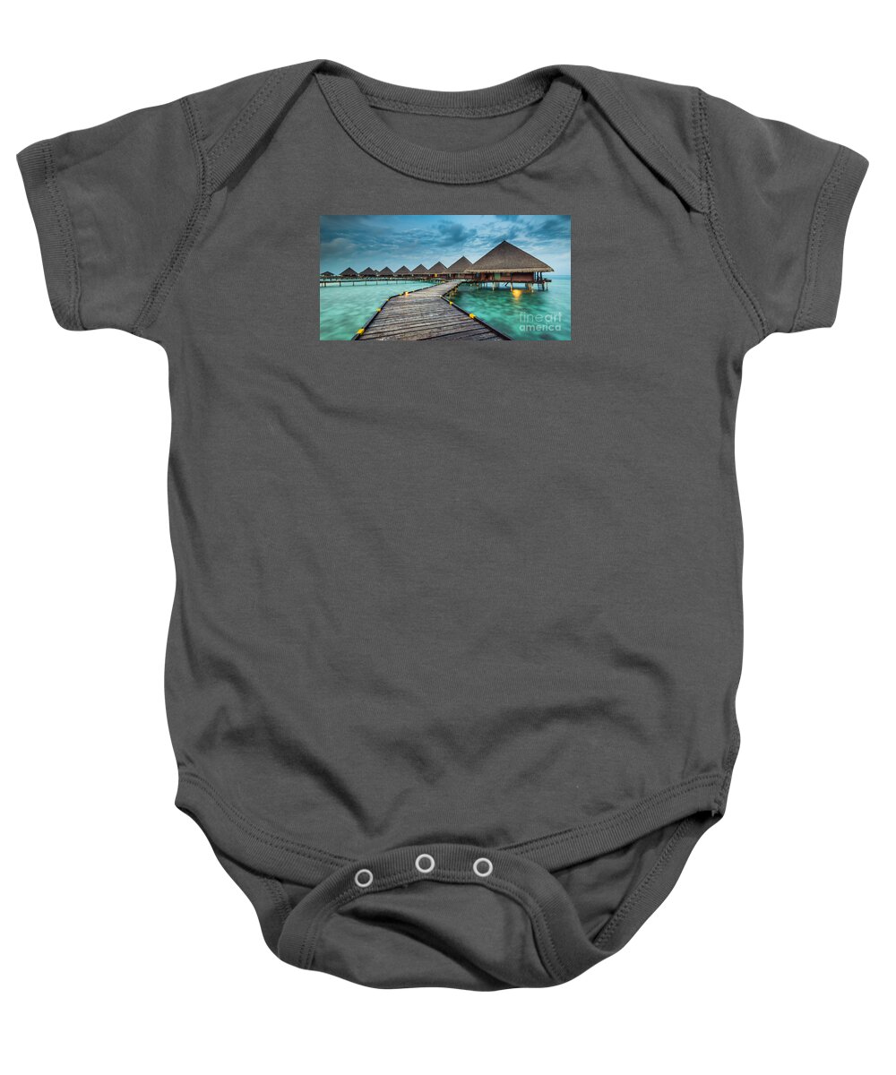 Amazing Baby Onesie featuring the photograph Way To Luxury 2x1 by Hannes Cmarits
