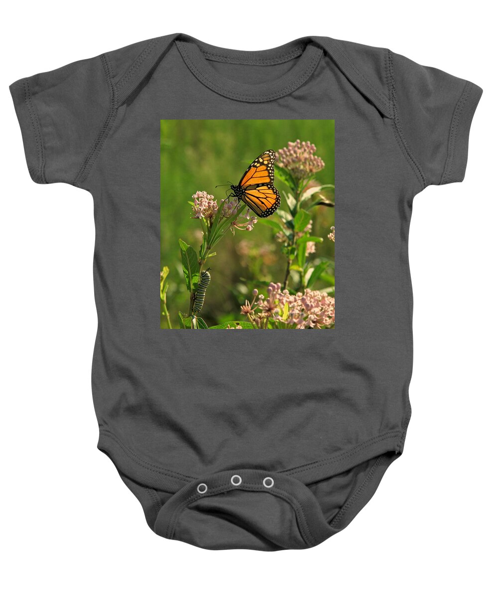 Nature Baby Onesie featuring the photograph When I Grow Up by Peggy Urban
