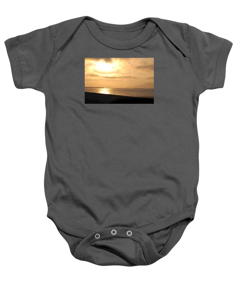 Clouds Baby Onesie featuring the photograph Where the sun hide by Maria Aduke Alabi