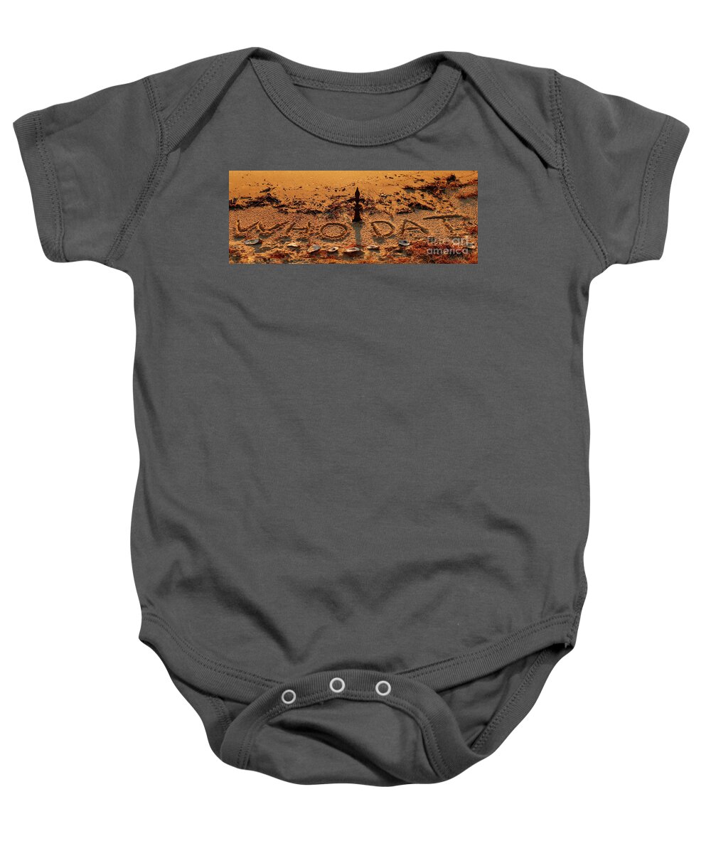 Who Dat Baby Onesie featuring the photograph Who Dat in New Orleans by Luana K Perez