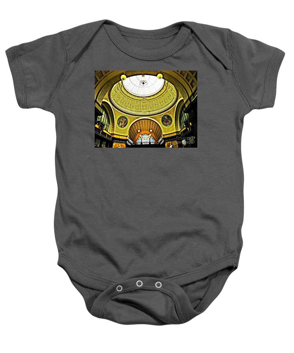 Building Baby Onesie featuring the photograph Wiesbaden Casino by Sarah Loft