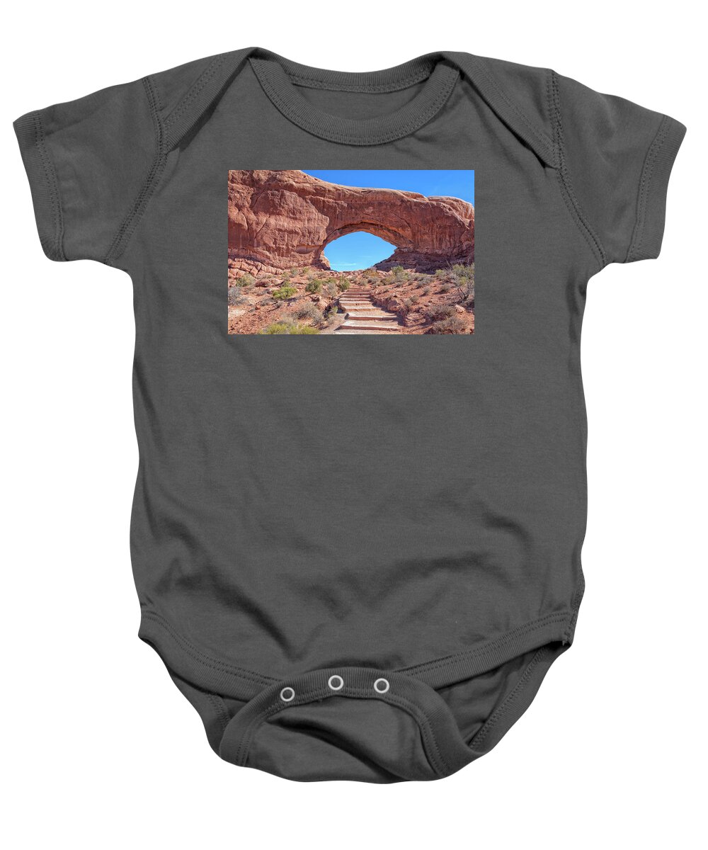 Landscape Baby Onesie featuring the photograph Window to Beyond by John M Bailey