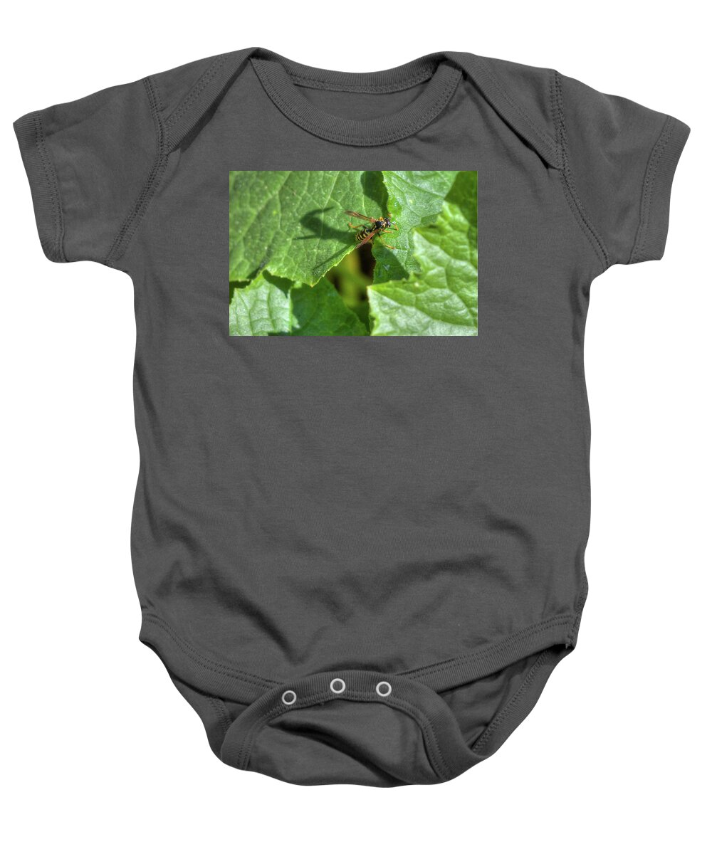  Baby Onesie featuring the photograph Witches in the shadows by Jerry Renville