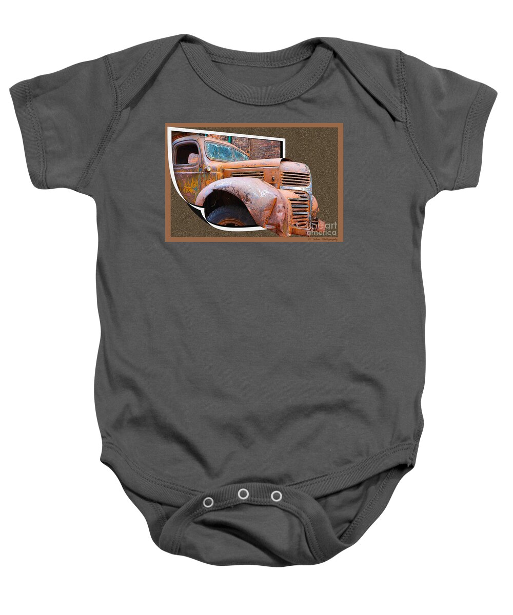 Vintage Baby Onesie featuring the photograph Wrecked by Nina Silver