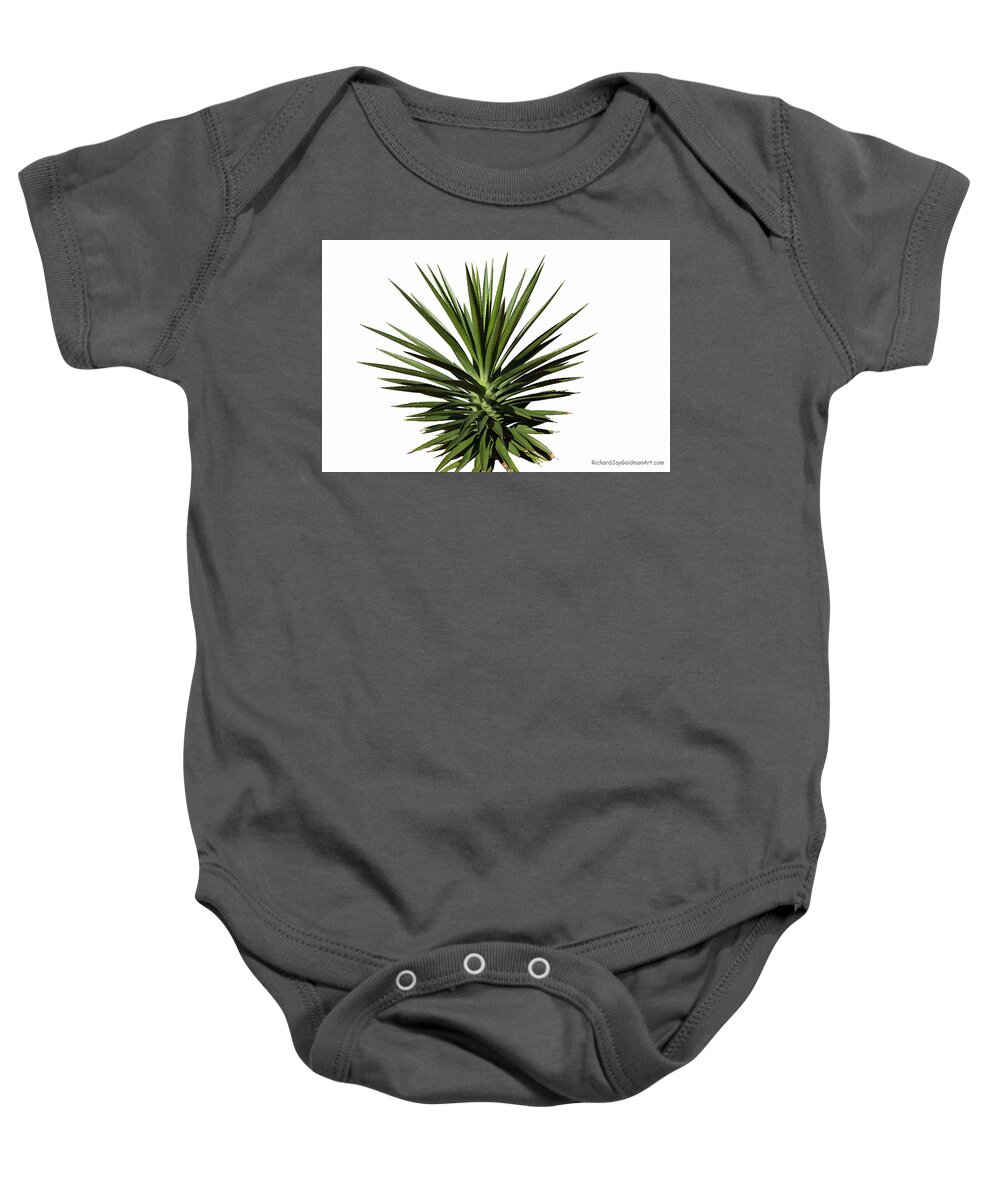 Yucca Baby Onesie featuring the photograph Yucca by Richard Goldman