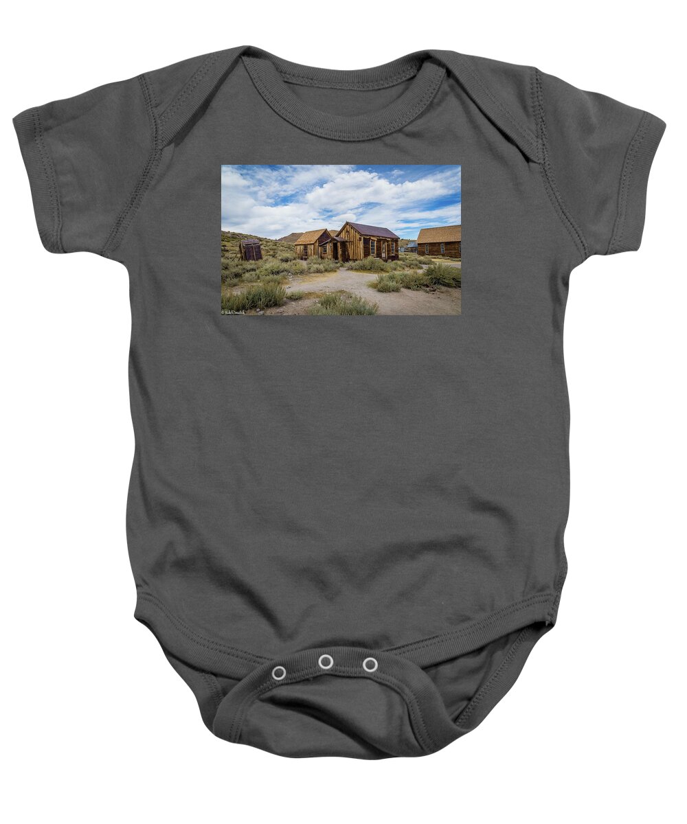 Bodie Baby Onesie featuring the photograph Bodie California #1 by Mike Ronnebeck