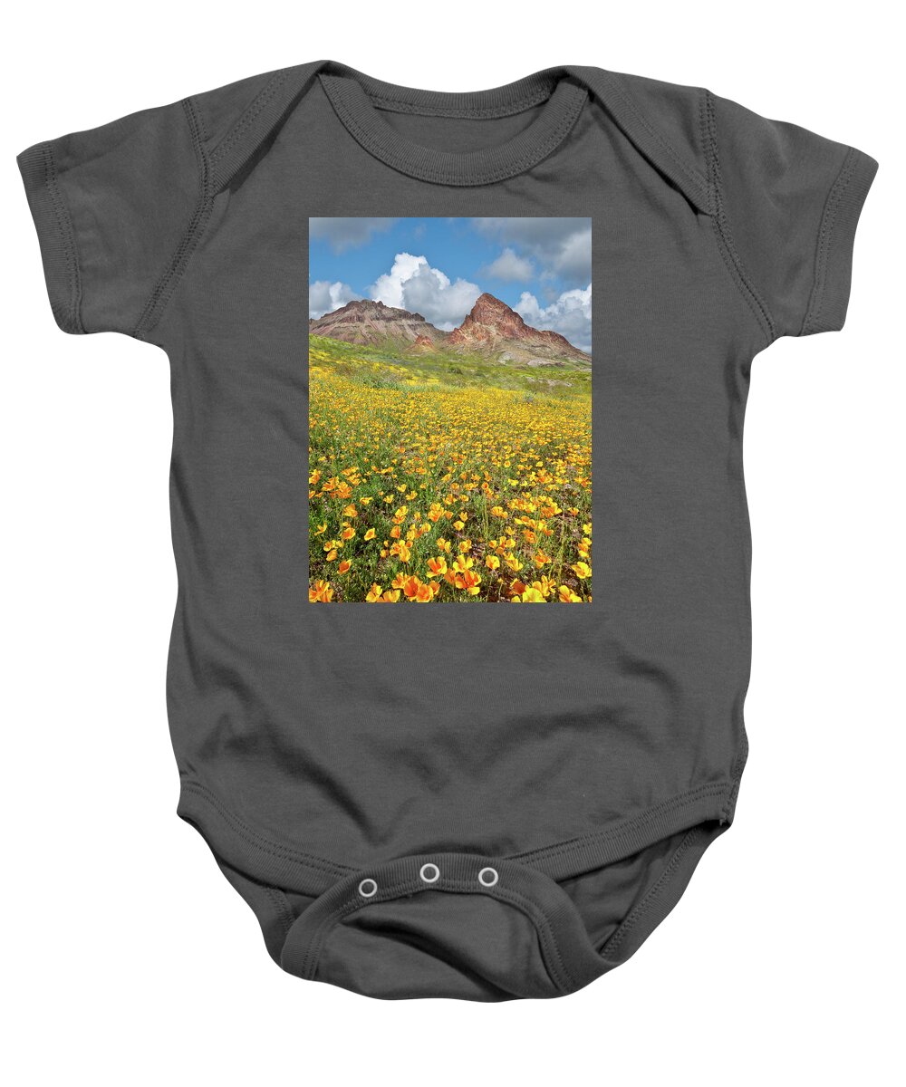 Arid Climate Baby Onesie featuring the photograph Boundary Cone Butte #1 by Jeff Goulden