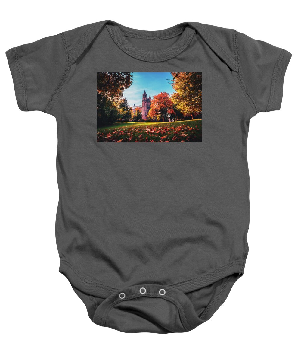 Dom Baby Onesie featuring the photograph Dom St. Peter zu Worms #4 by Marc Braner