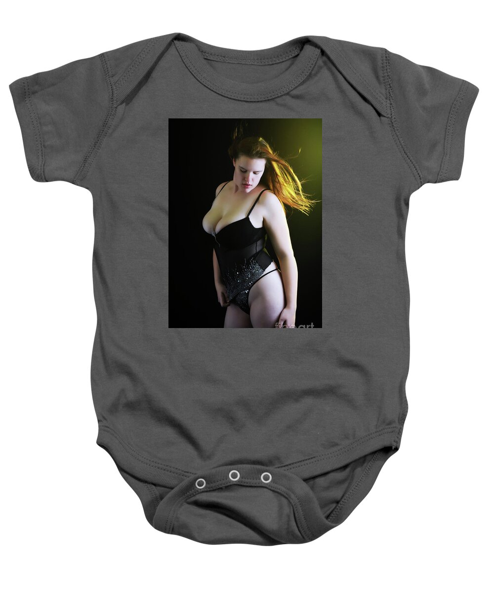 Girl Baby Onesie featuring the photograph Go With The Flow #1 by Robert WK Clark