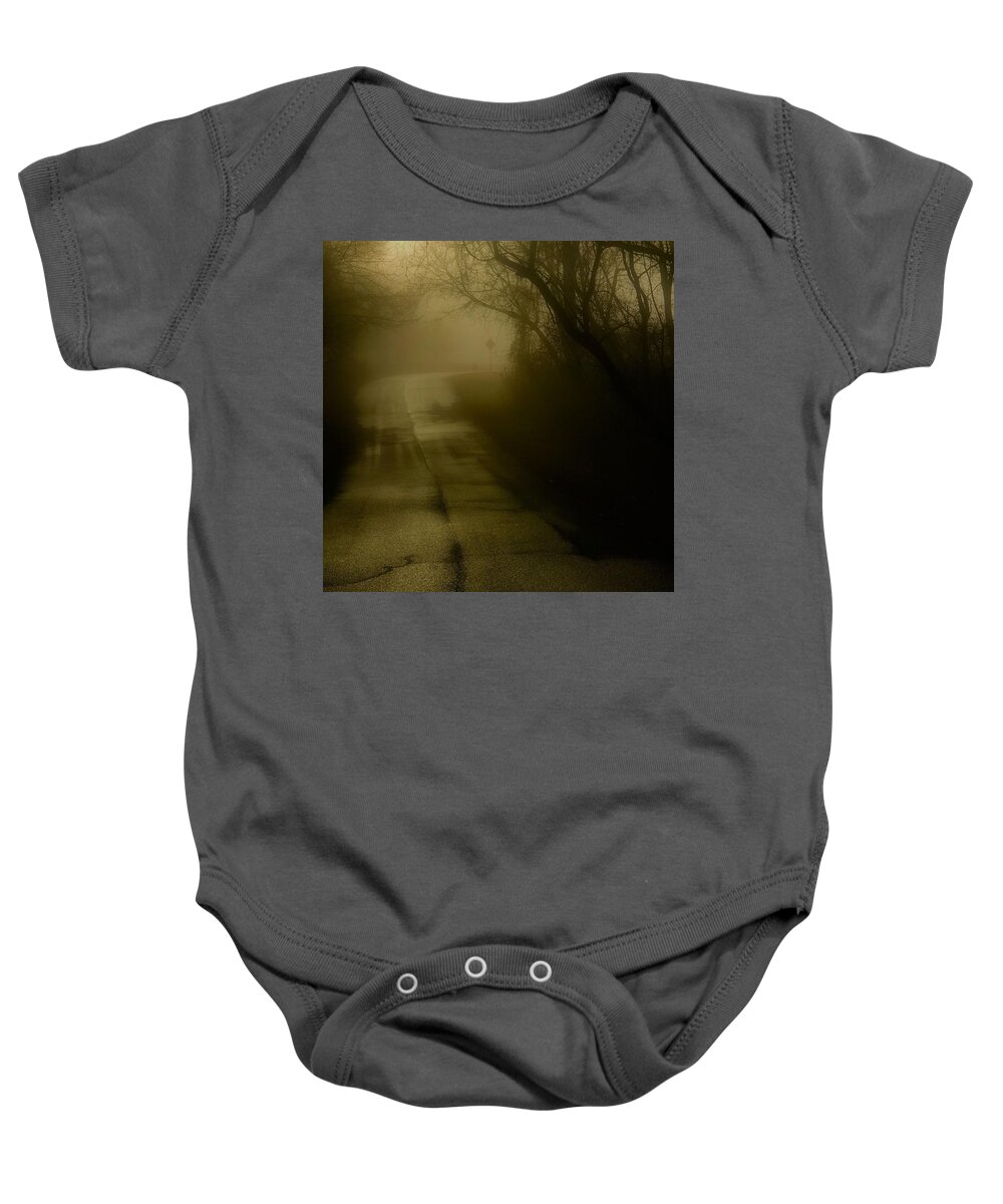  Baby Onesie featuring the photograph Golden Fog #1 by Jack Wilson
