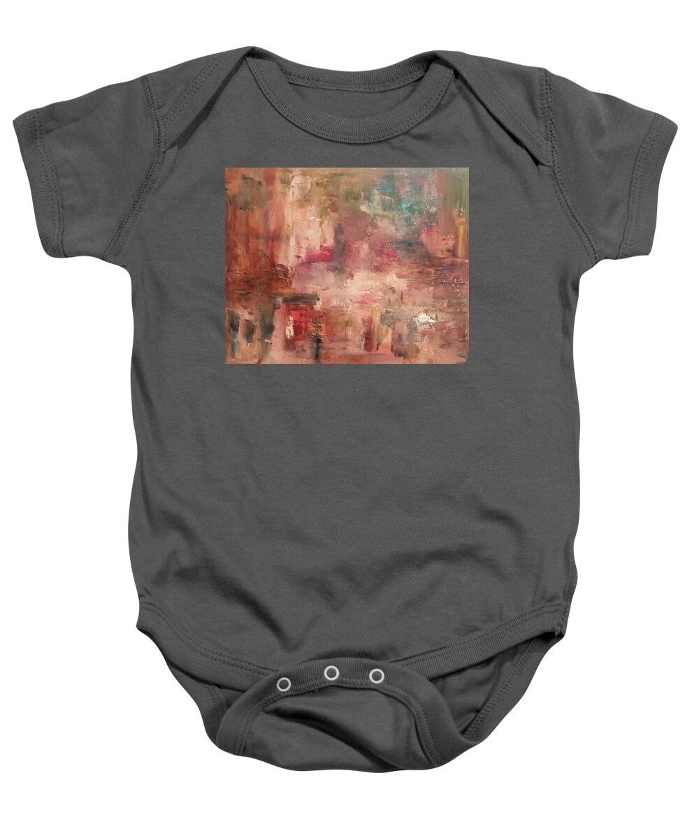  Baby Onesie featuring the painting Sunset2 #2 by Beverly Smith