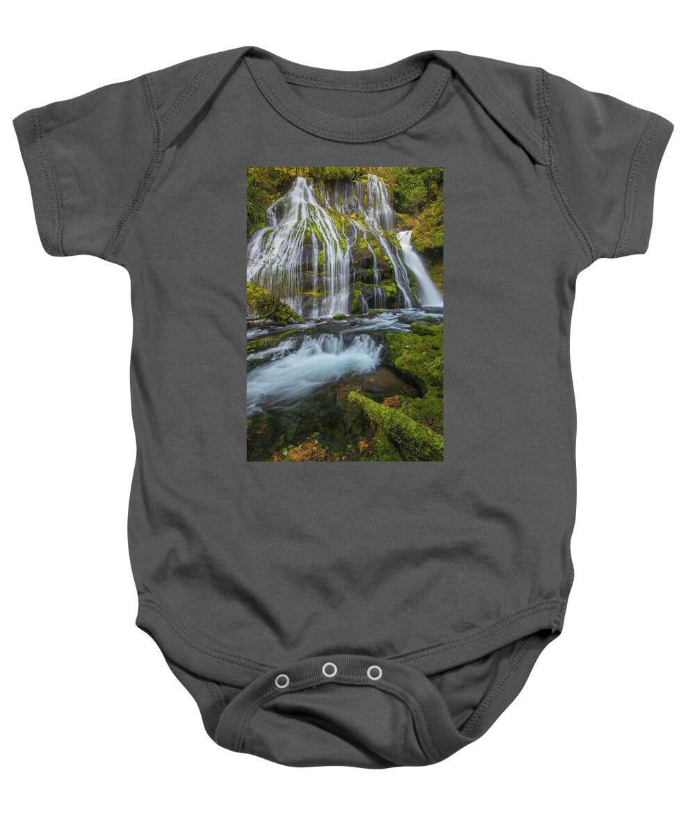 Jeff Foott Baby Onesie featuring the photograph Panther Creek Falls #2 by Jeff Foott