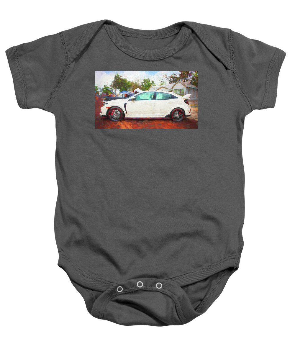 Honda Baby Onesie featuring the photograph 2018 Honda Type R 113 by Rich Franco