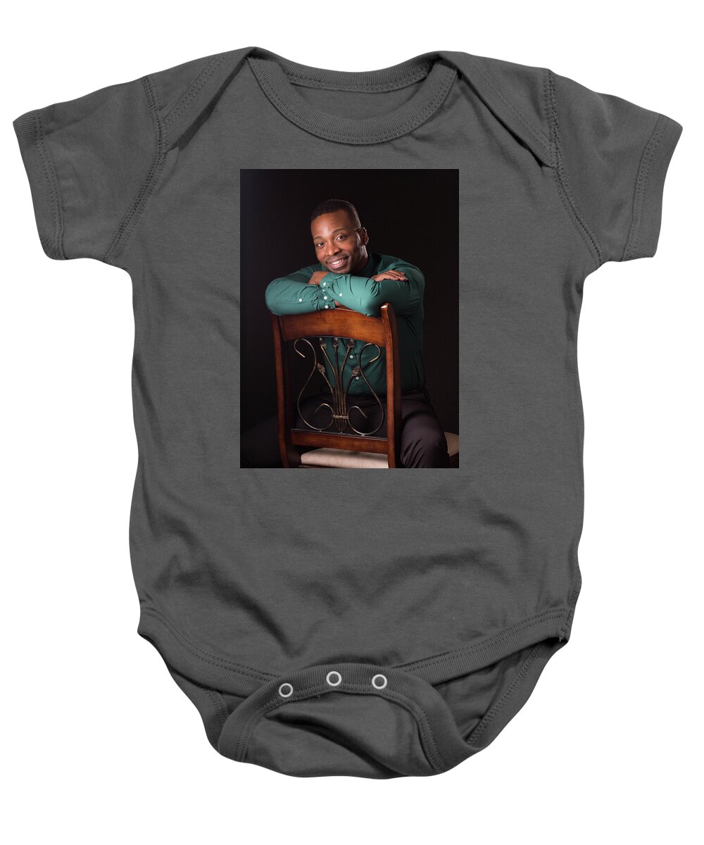  Baby Onesie featuring the photograph Portraits #3 by Kenny Thomas