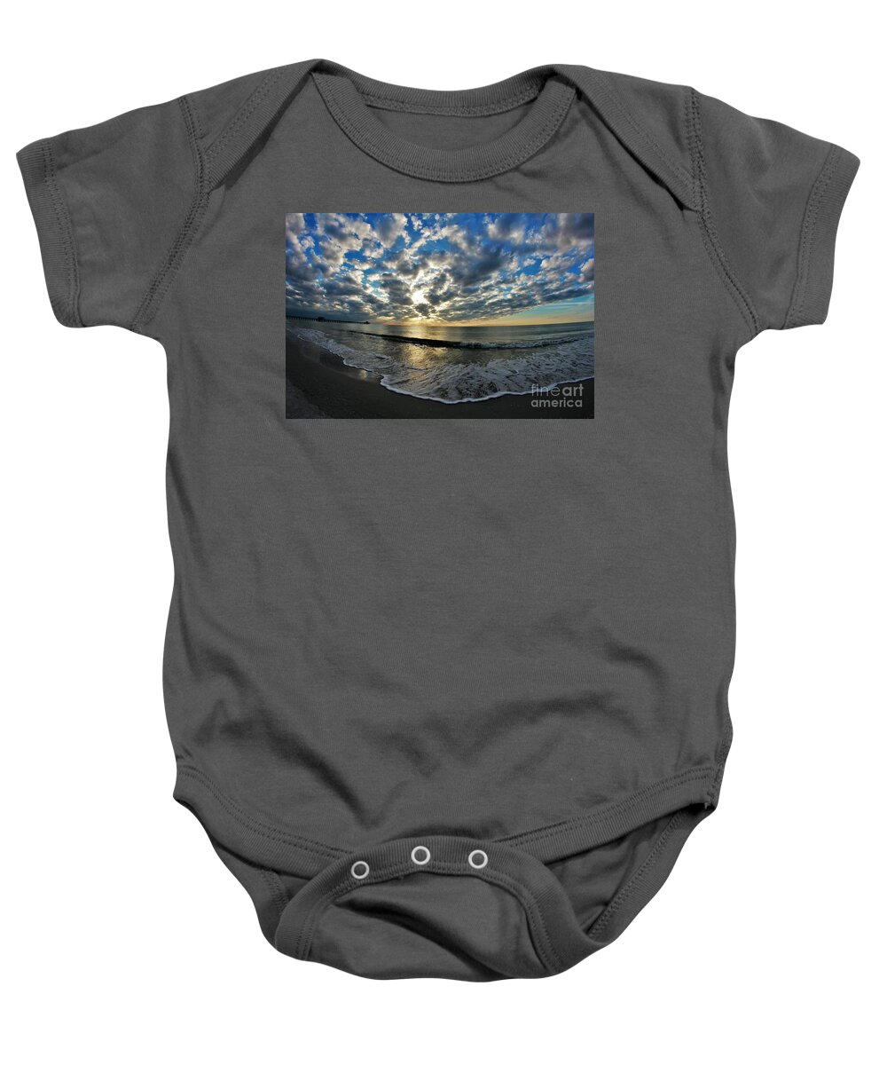 Naples Baby Onesie featuring the photograph Naples Beach #44 by Donn Ingemie