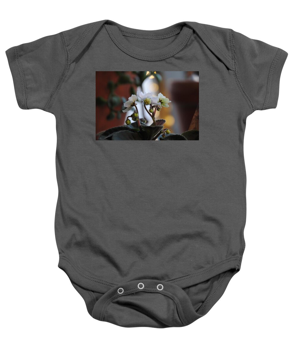 Flower Baby Onesie featuring the photograph African Jade by Vallee Johnson