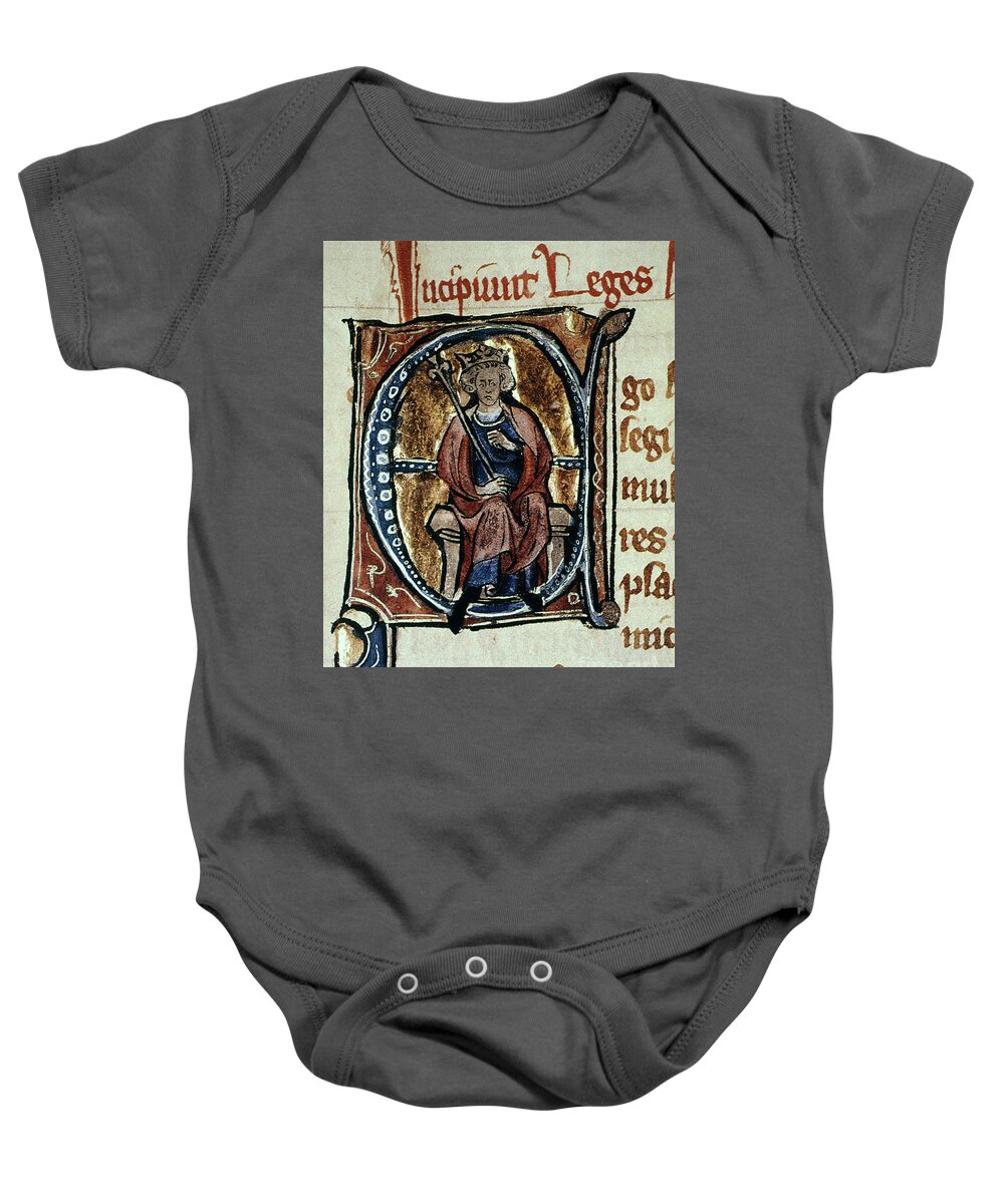 9th Century Baby Onesie featuring the photograph Alfred The Great by Granger