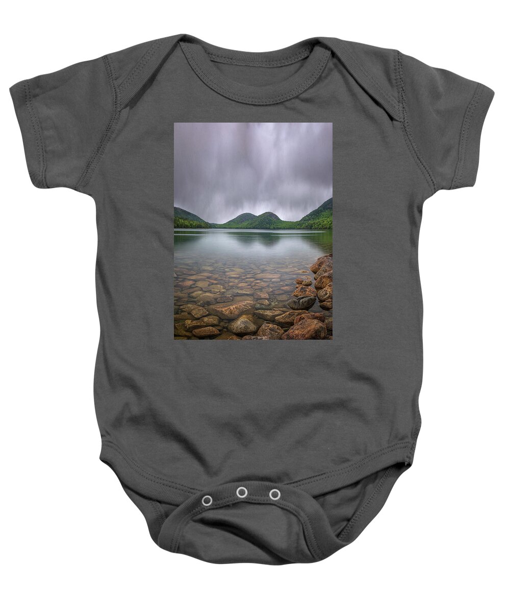 Maine Baby Onesie featuring the photograph Autumn In Maine 30 by Robert Fawcett