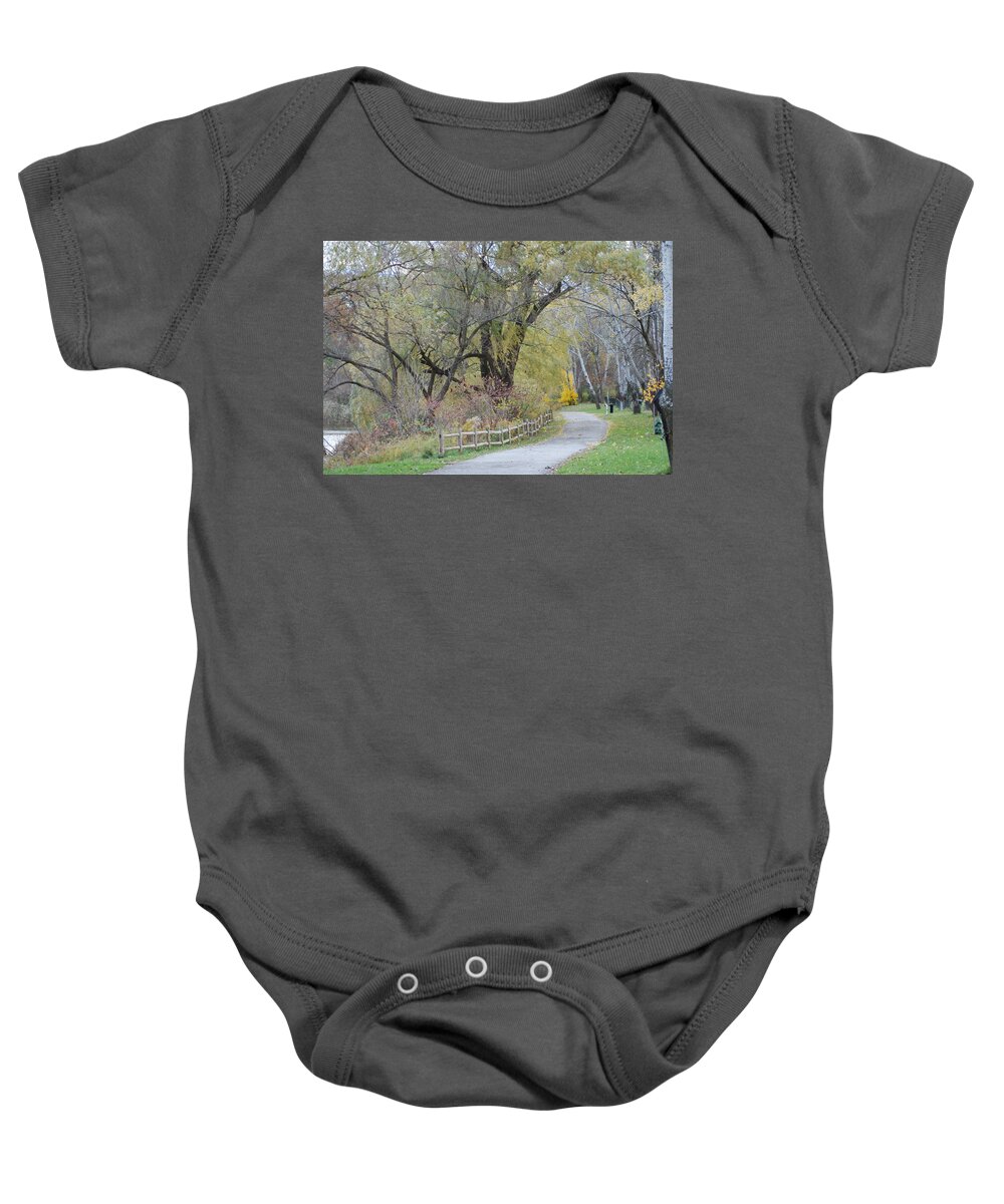  Baby Onesie featuring the photograph Autumn Transition 166 by Ee Photography