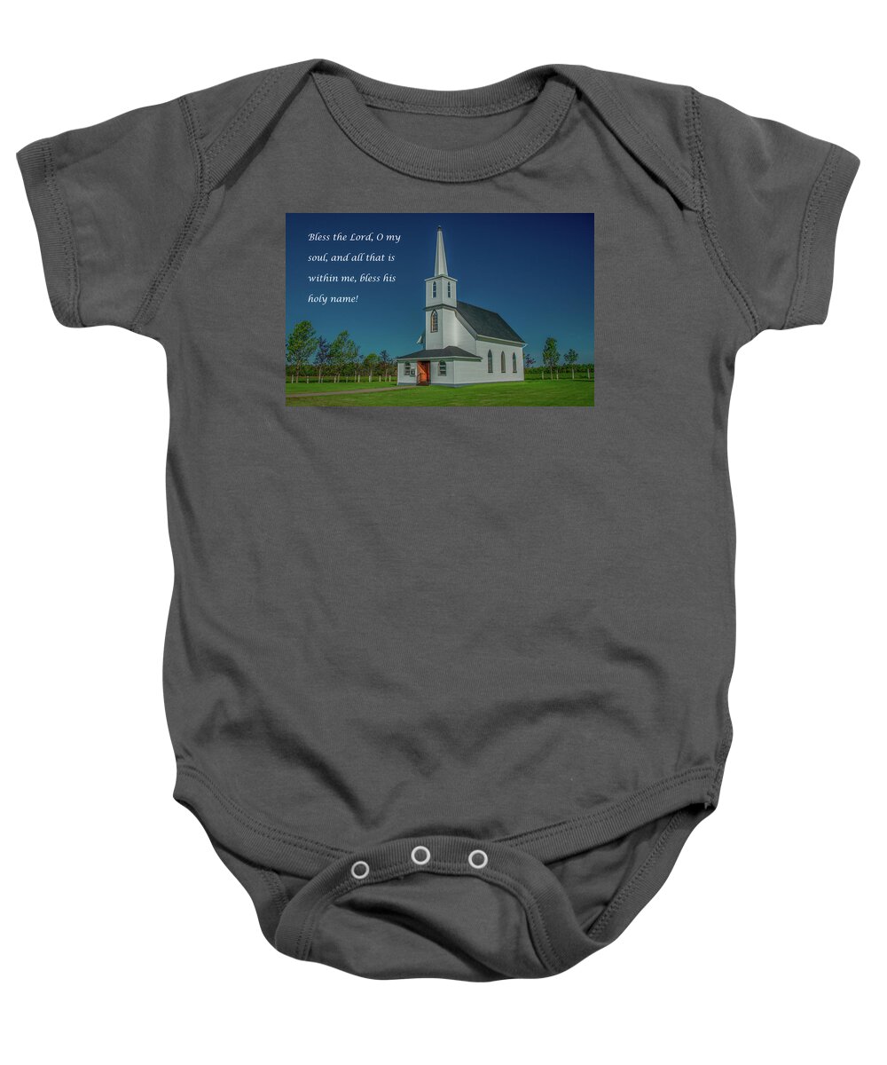 Pei Baby Onesie featuring the photograph Blessings Abound by Marcy Wielfaert