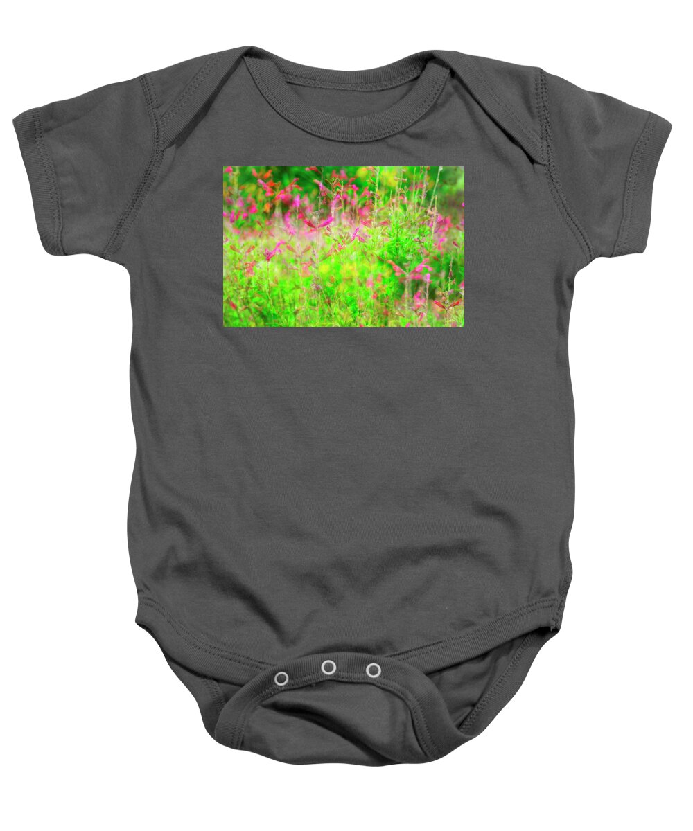 Landscape Baby Onesie featuring the photograph Blowing in the Spring Wind by Toni Hopper