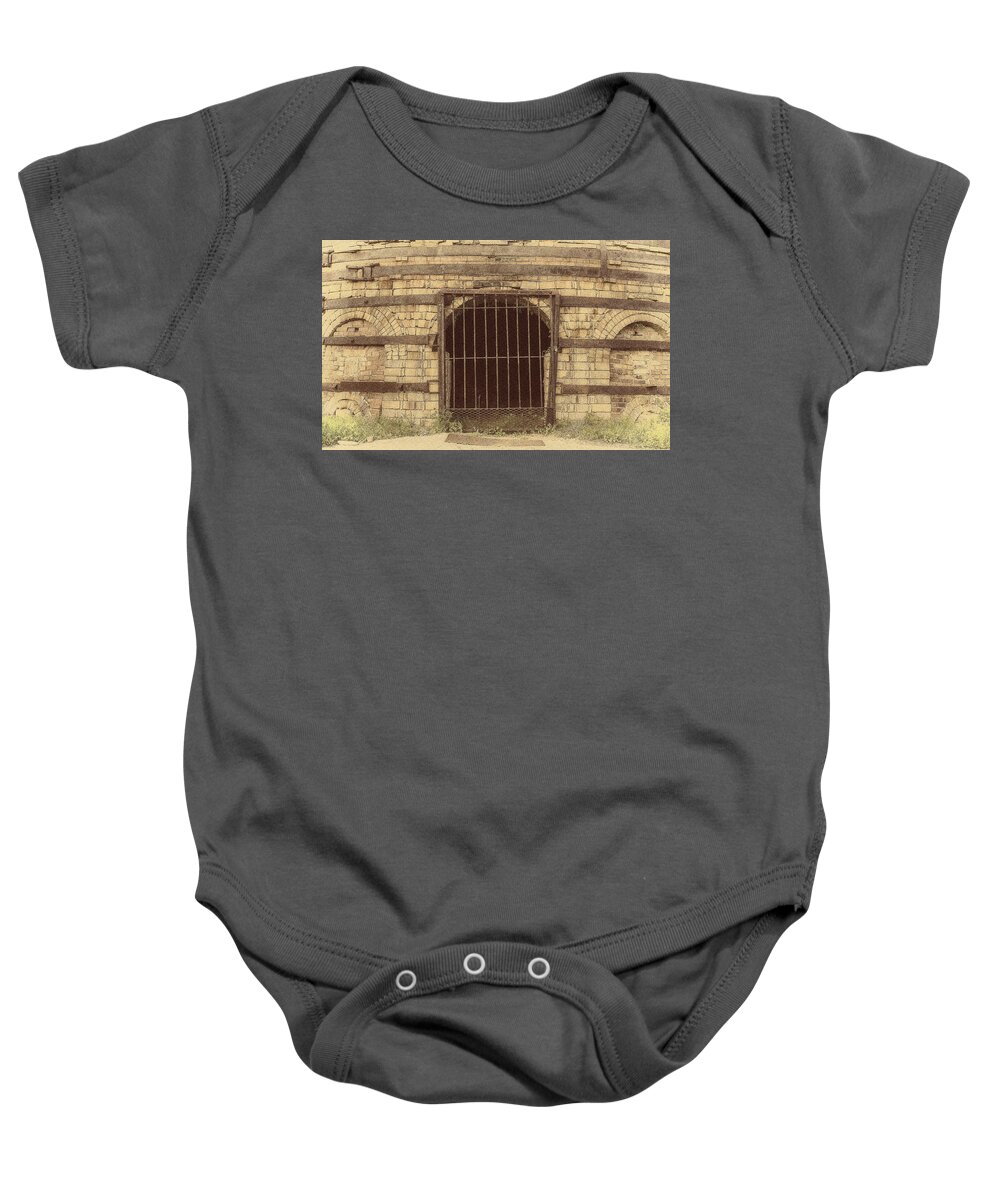 2014 Baby Onesie featuring the photograph Brickworks 34 by Charles Hite