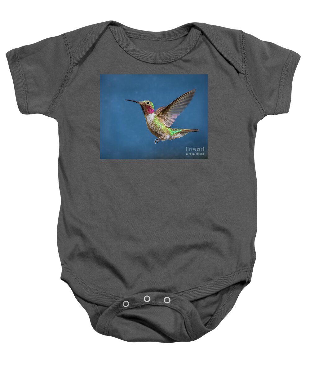 Broad Baby Onesie featuring the photograph Broad-Tailed Beauty by Melissa Lipton